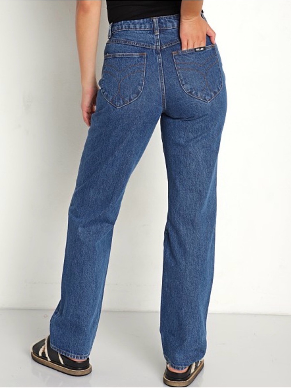 Rollas Classic Straight Jean high rise - Picture 2 of 7